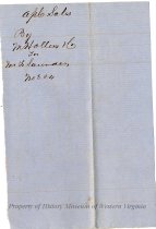 Account Statement for Fleming Saunders from M. Hollins & Co.