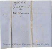 Account Statement for Fleming Saunders from M. Hollins & Co, page 2