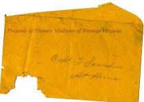 Envelope Addressed to Fleming Saunders, front