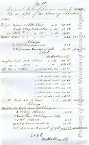 Account Statement from M. Hollins & Co, page 1