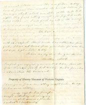 Letter from Alice (Watts) Saunders