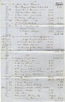 Account Statement from M. Hollins & Co, page 6