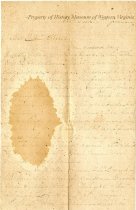 Letter from Mary Gwathmey, page 1