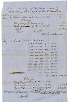 Account Statement for Fleming Saunders