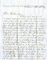 Letter from Samuel G. Davis to Gilmer Breckinridge, page 1