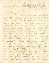 Letter from Mary Ann Woodville to her brother, Johnny Breckinridge, page 1