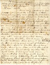 Letter from John Breckinridge to his sister, Mary Ann Woodville, page 1