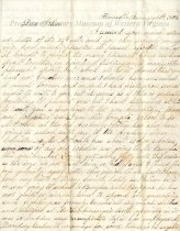 Letter from Calvin Utz to John Breckinridge, page 1