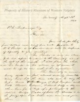 Letter from R. O. Whitehead to P. G.  Breckinridge, page 1