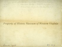 Roanoke Baseball Team circa 1900 (reverse)