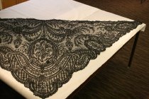 Black Lace Mantilla 1825