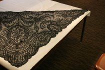 Black Lace Mantilla 1825