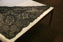 Black Lace Mantilla 1825