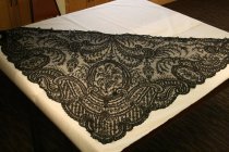 Black Lace Mantilla 1825