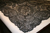 Black Lace Shawl 1825