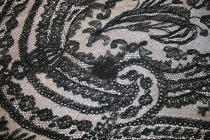 Black Lace Shawl 1825