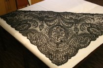 Black Lace Mantilla 1825