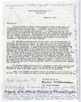 Letter from Harry Shaner to Rebecca and Isabel