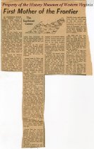 First Mother of the Frontier