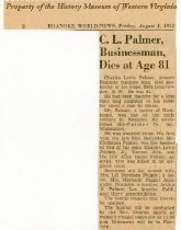 C.L. Palmer, Businessman, Dies at Age 81