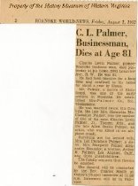 C.L. Palmer, Businessman, Dies at Age 81