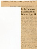 C.L. Palmer, Businessman, Dies at Age 81