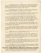 Speech: Roanoke's Colonial Background