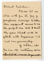 Letter of Regret from Mrs. C. Shelburne Spindle