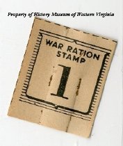 War Ration Stamp