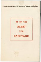 Sabotage WWII manual- back