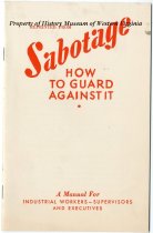 Sabotage WWII manual
