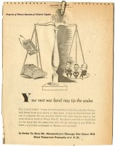 War Bond Ad/propaganda- front