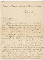 Letter from Samuel Brown to J. A. Turner about "Negroes and Their Treatment in Virginia"