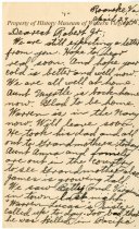 Letters to Robert Carper Jr