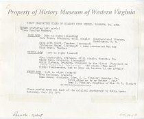 First graduating class of Roanoke High School