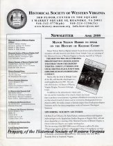 Historical Society of Western Virginia Newsletter