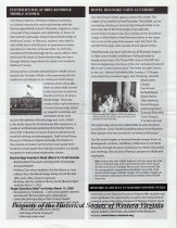 Historical Society of Western Virginia Newsletter