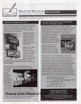 Historical Society of Western Virginia Newsletter
