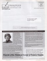 Historical Society of Western Virginia Newsletter
