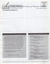 Historical Society of Western Virginia Newsletter