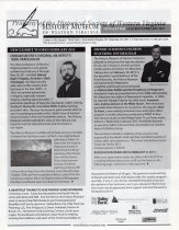 Historical Society of Western Virginia Newsletter