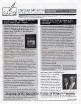 Historical Society of Western Virginia Newsletter