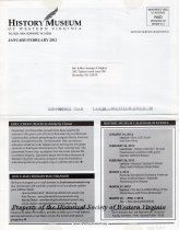 Historical Society of Western Virginia Newsletter