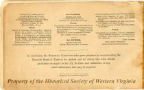 "A Souvenir" of the Decennial Celebration of Roanoke City, Virginia