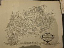 Map of Beverly Patent, 1736, including original grantees, 1738-1815 in Orange and Augusta Cos. (J.R. Hildebrand, 1954) 24.5" x 32.25"