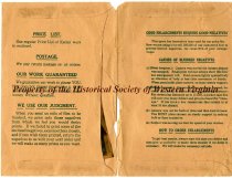 Roanoke Photo Finishing Envelope