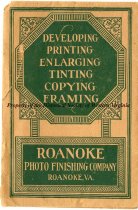 Roanoke Photo Finishing Envelope