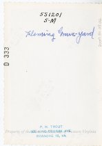 Photograph of William Fleming's Grave