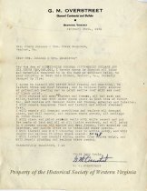 Contract between G.M. Overstreet and Frank Johnson and Frank Saunders.