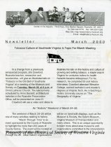 Historical Society of Western Virginia Newsletter